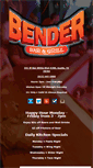 Mobile Screenshot of benderbar.com